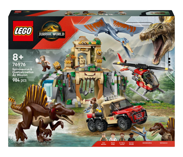 LEGO Jurassic World 76976 Powietrzna misja z kecalkoatlem i spino - 1331737 - zdjęcie